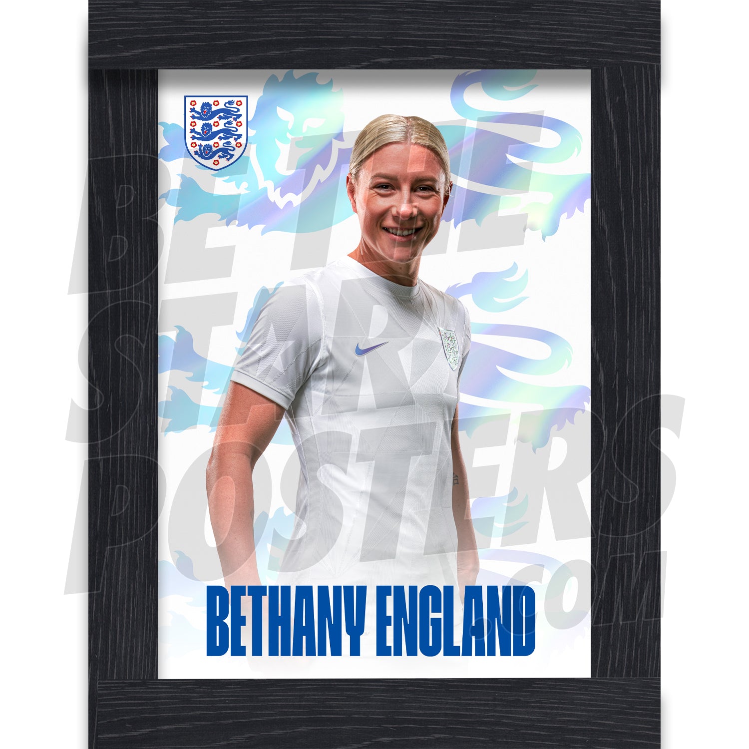 Lionesses England 22/23 Headshot Poster