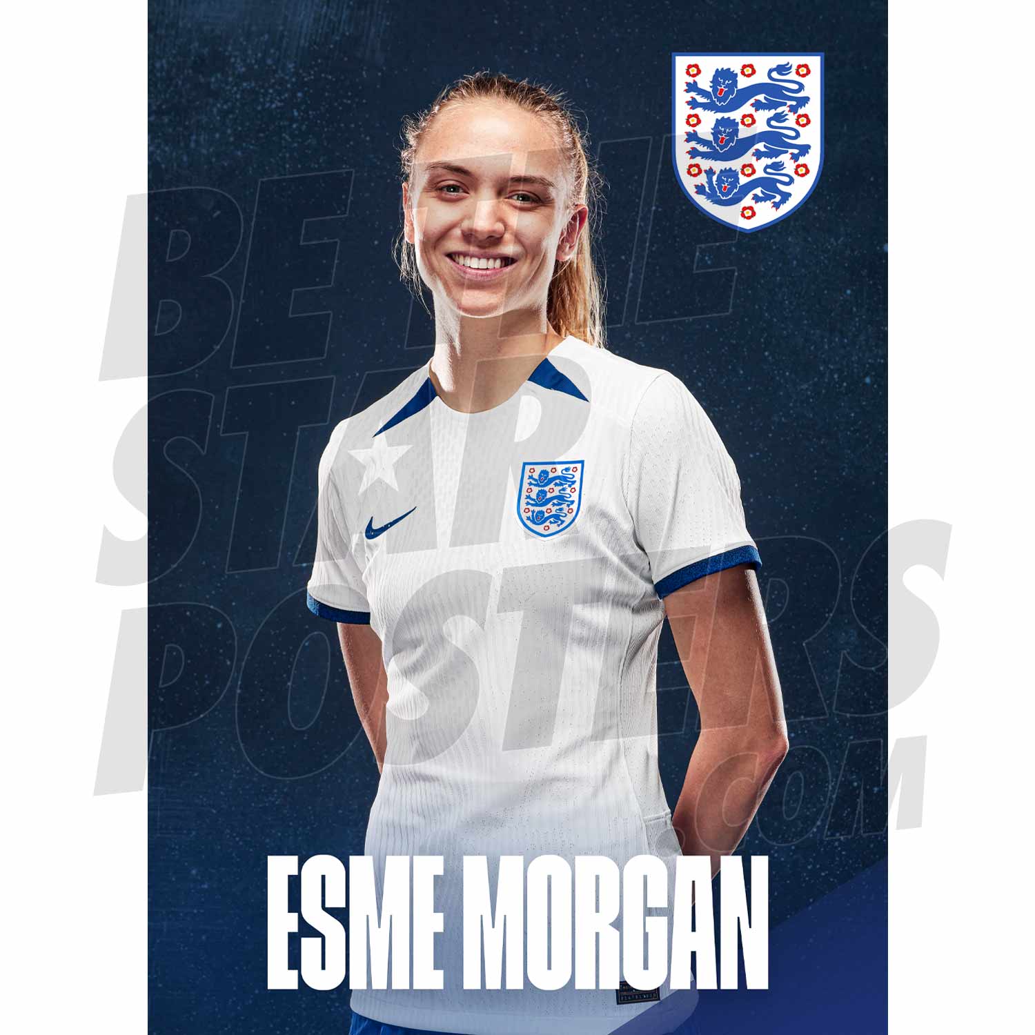 Lionesses Morgan 23/24 Home Headshot Poster