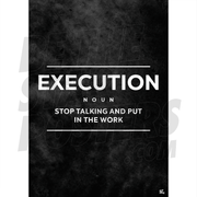 Execution Gym Art Poster