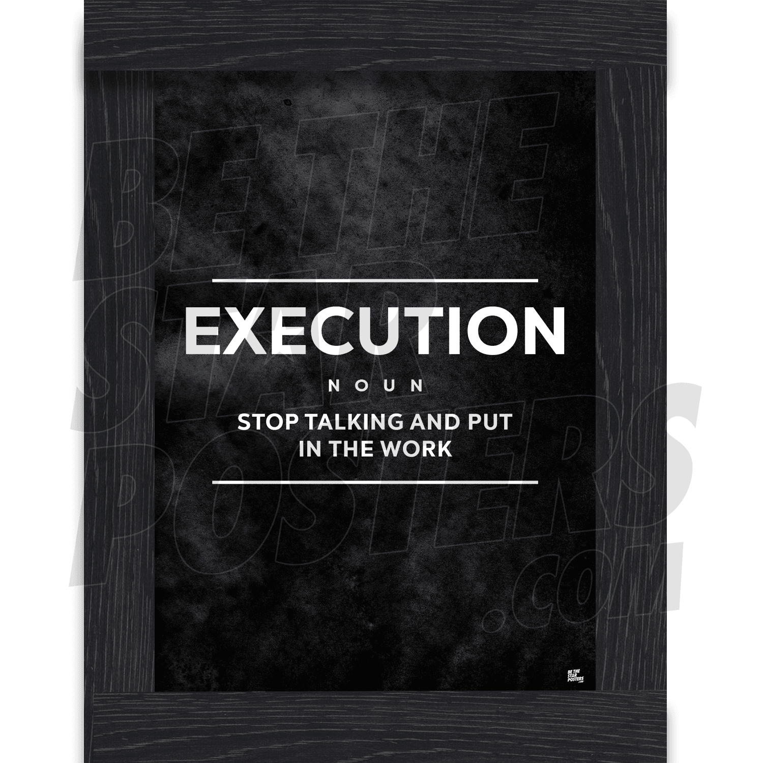 Execution Gym Art Poster