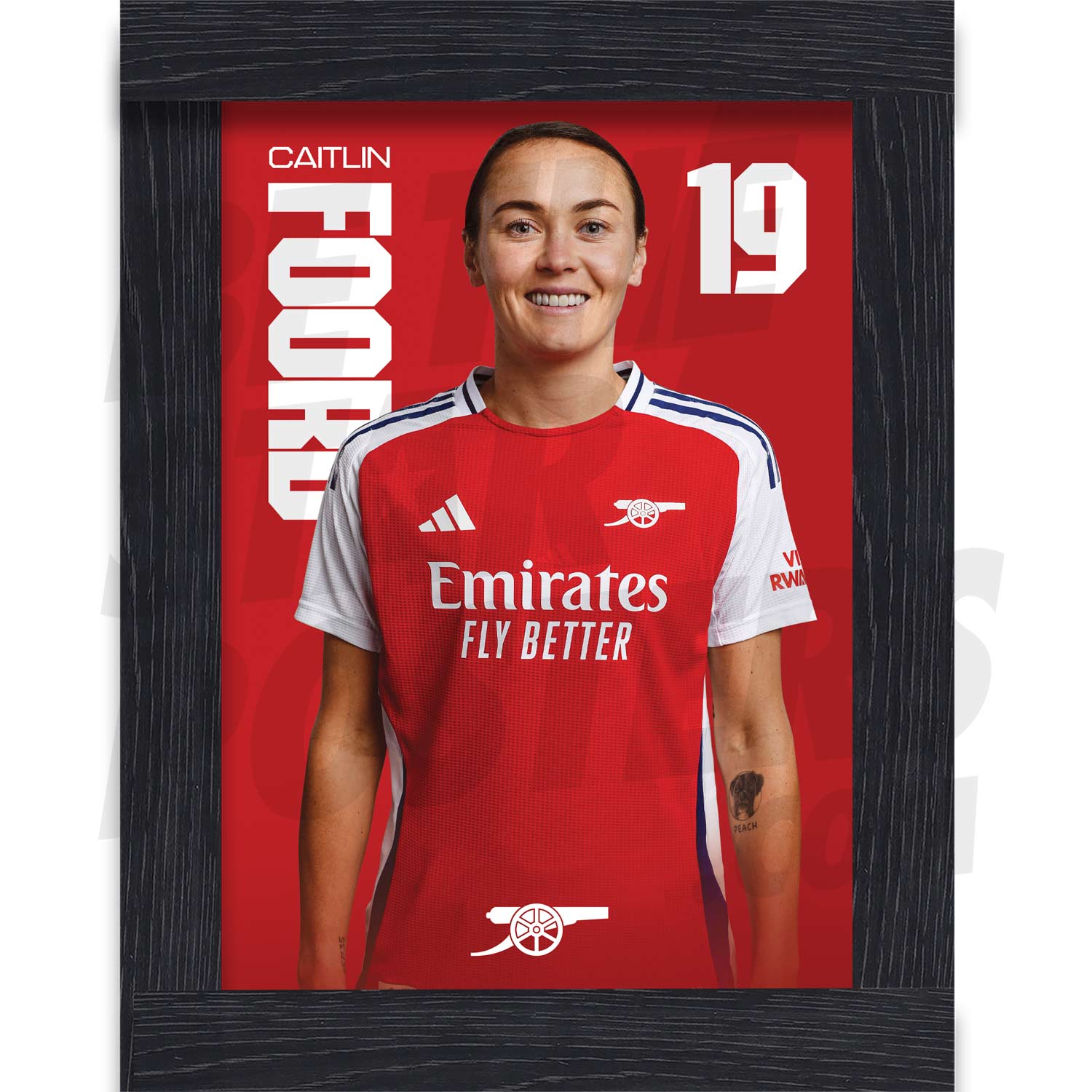 Arsenal FC Foord 24/25 Headshot Poster