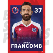 Dorking Wanderers FC Francomb 24/25 Headshot Poster