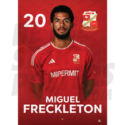 Swindon Town FC Freckleton 24/25 Headshot Poster
