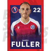 Dorking Wanderers FC Fuller 24/25 Headshot Poster