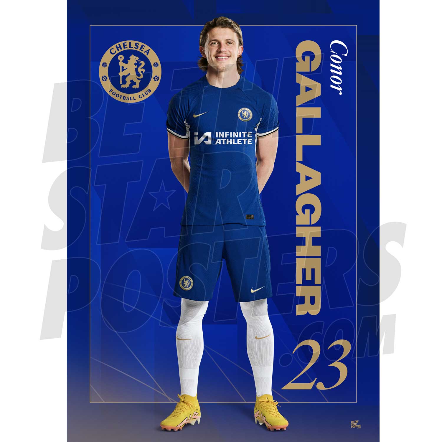 Chelsea FC | Gallagher 23/24 Headshot Poster | Be The Star Posters
