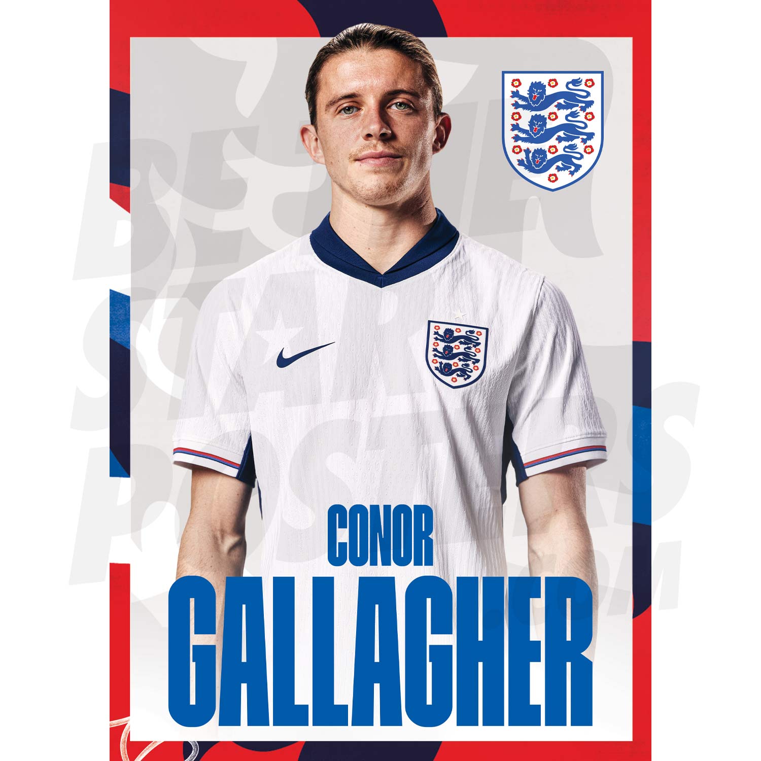 England Gallagher 24/25 Home Headshot Poster