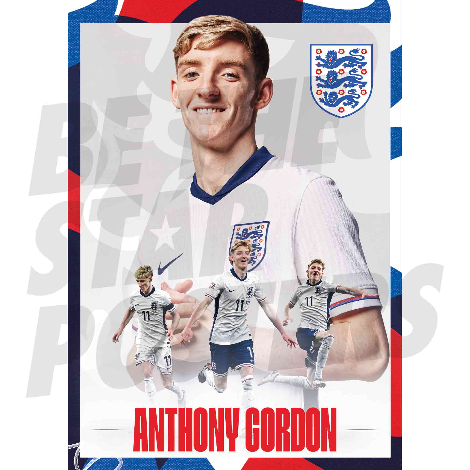 England Gordon 24/25 Action Poster