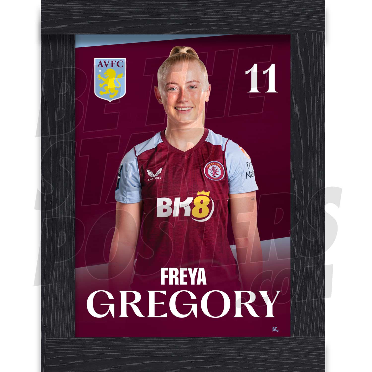 Aston Villa FC Freya Gregory 23/24 Headshot Poster