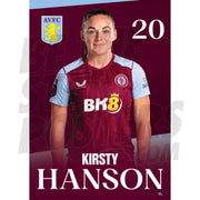 Aston Villa FC Kirsty Hanson 23/24 Headshot Poster