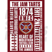 Heart of Midlothian FC Word Poster