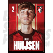 AFC Bournemouth Huijsen 24/25 Headshot Poster