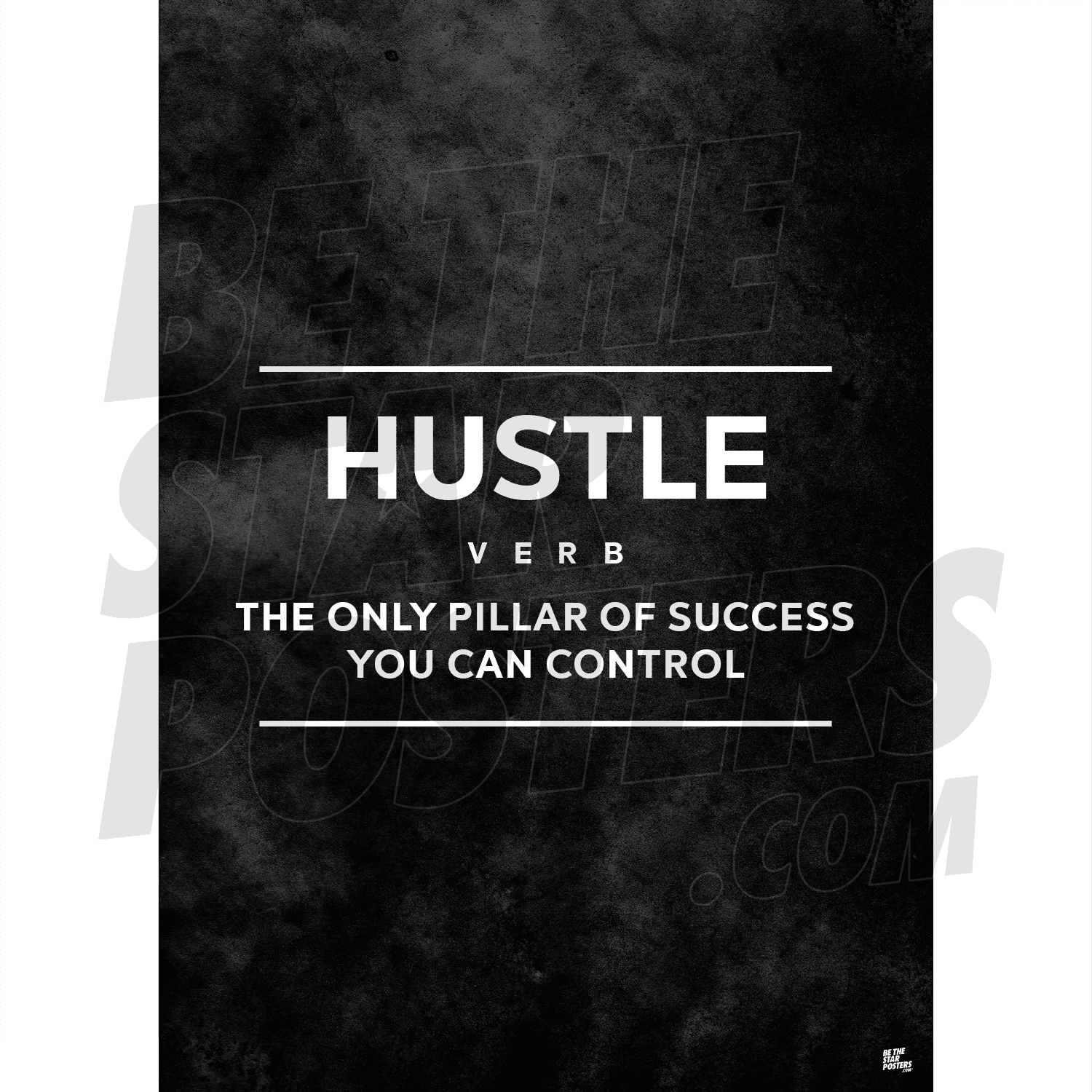 Hustle Gym Art Poster
