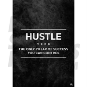 Hustle Gym Art Poster