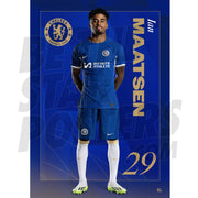 Chelsea FC Maatsen 23/24 Headshot Poster