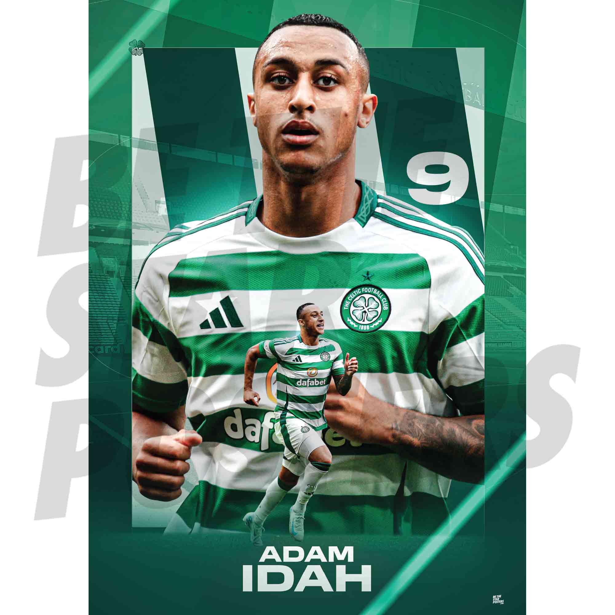 Celtic FC Idah 24/25 Action Poster