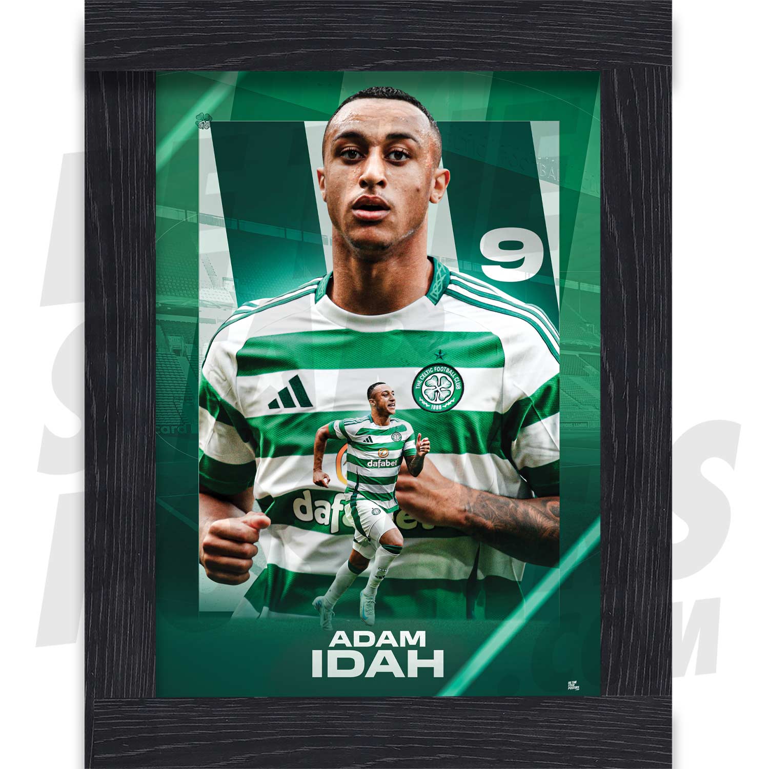 Celtic FC Idah 24/25 Action Poster