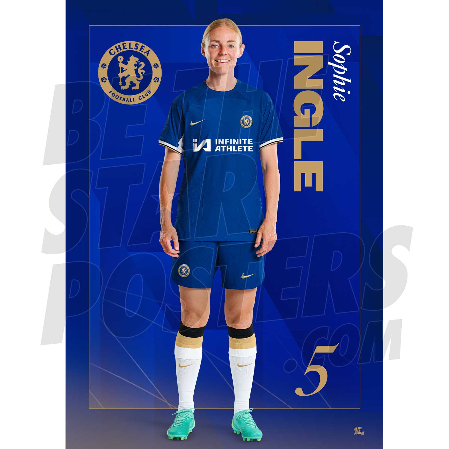 Chelsea FC Ingle 23/24 Headshot Poster