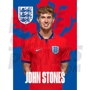 England Stones 22/23 Away Headshot Poster