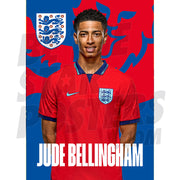 England Bellingham 22/23 Away Headshot Poster