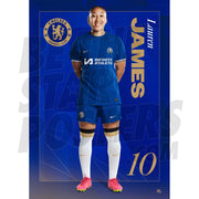 Chelsea FC Lauren James 23/24 Headshot Poster
