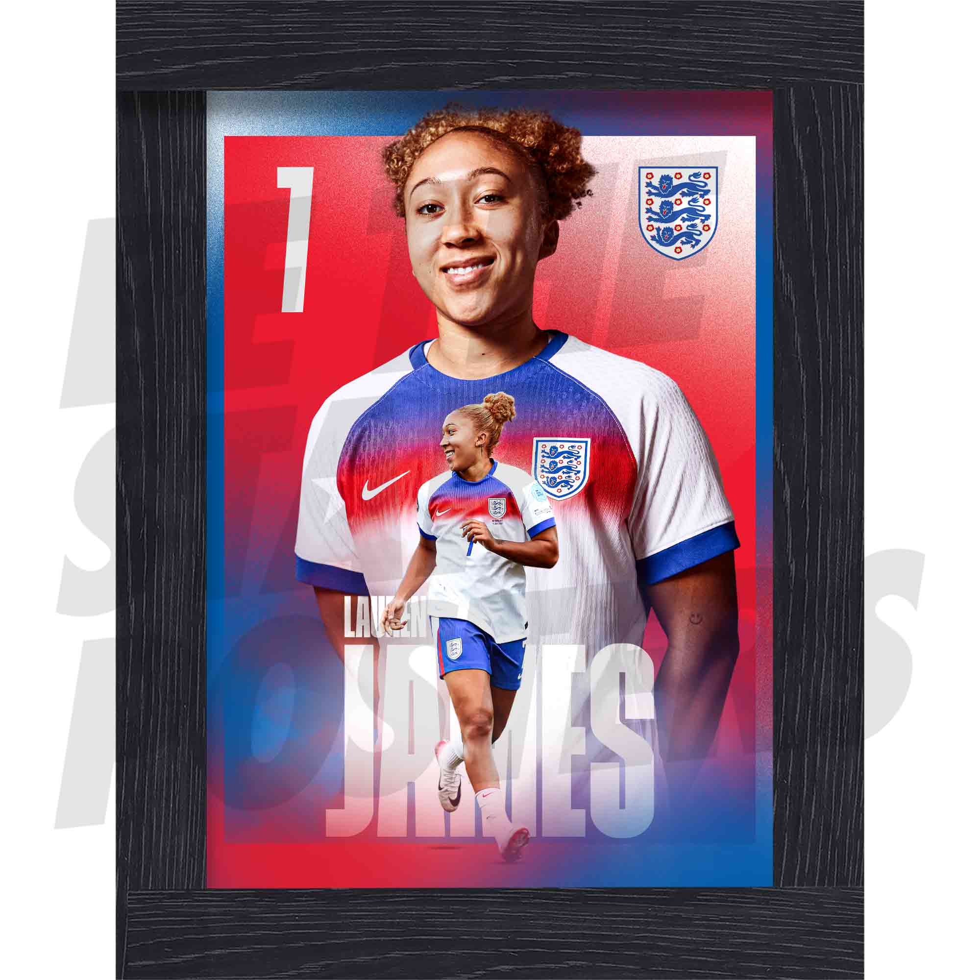 Lionesses James 25/26 Action Poster
