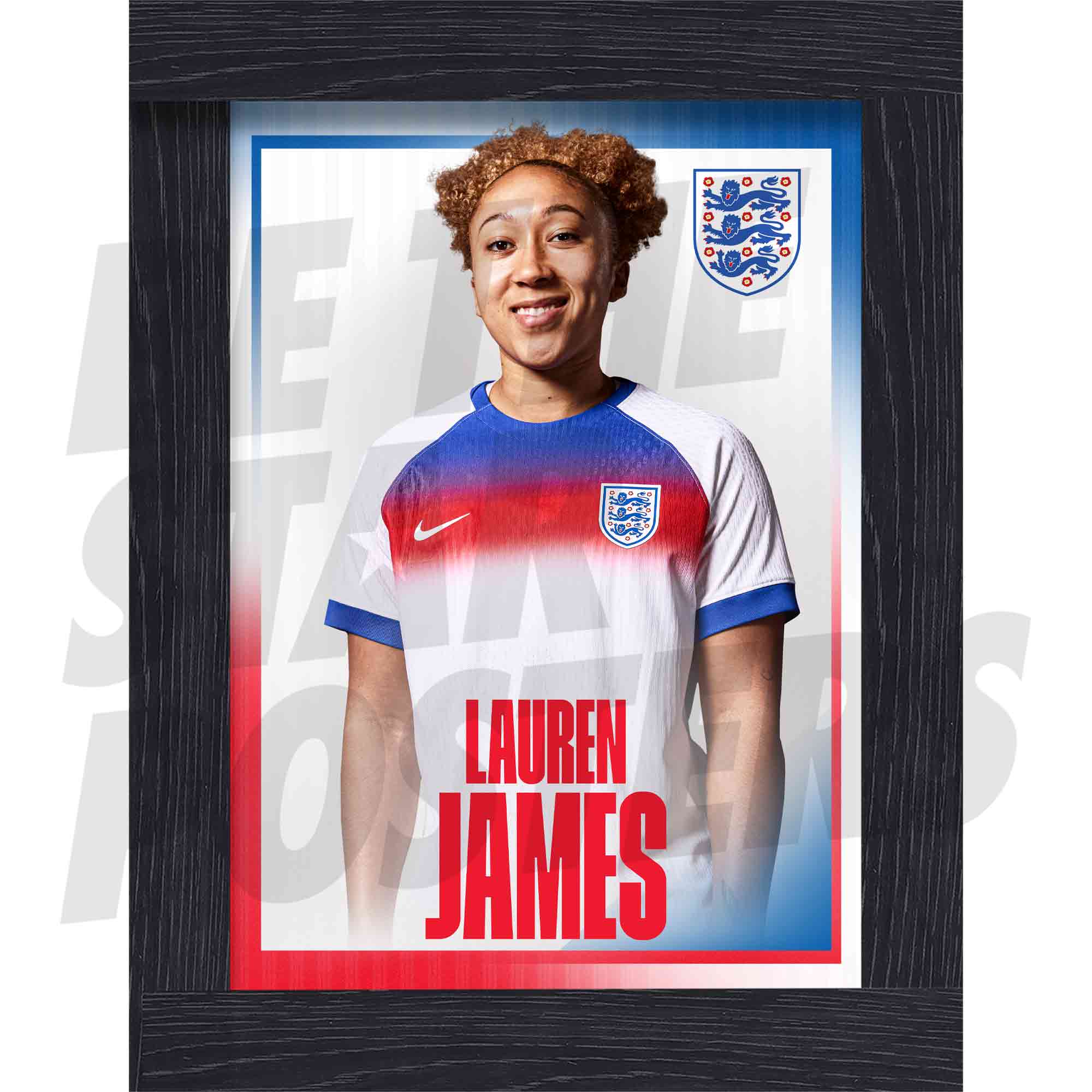 Lionesses James 25/26 Home Headshot Poster