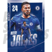 Chelsea FC James 25/26 Action Poster
