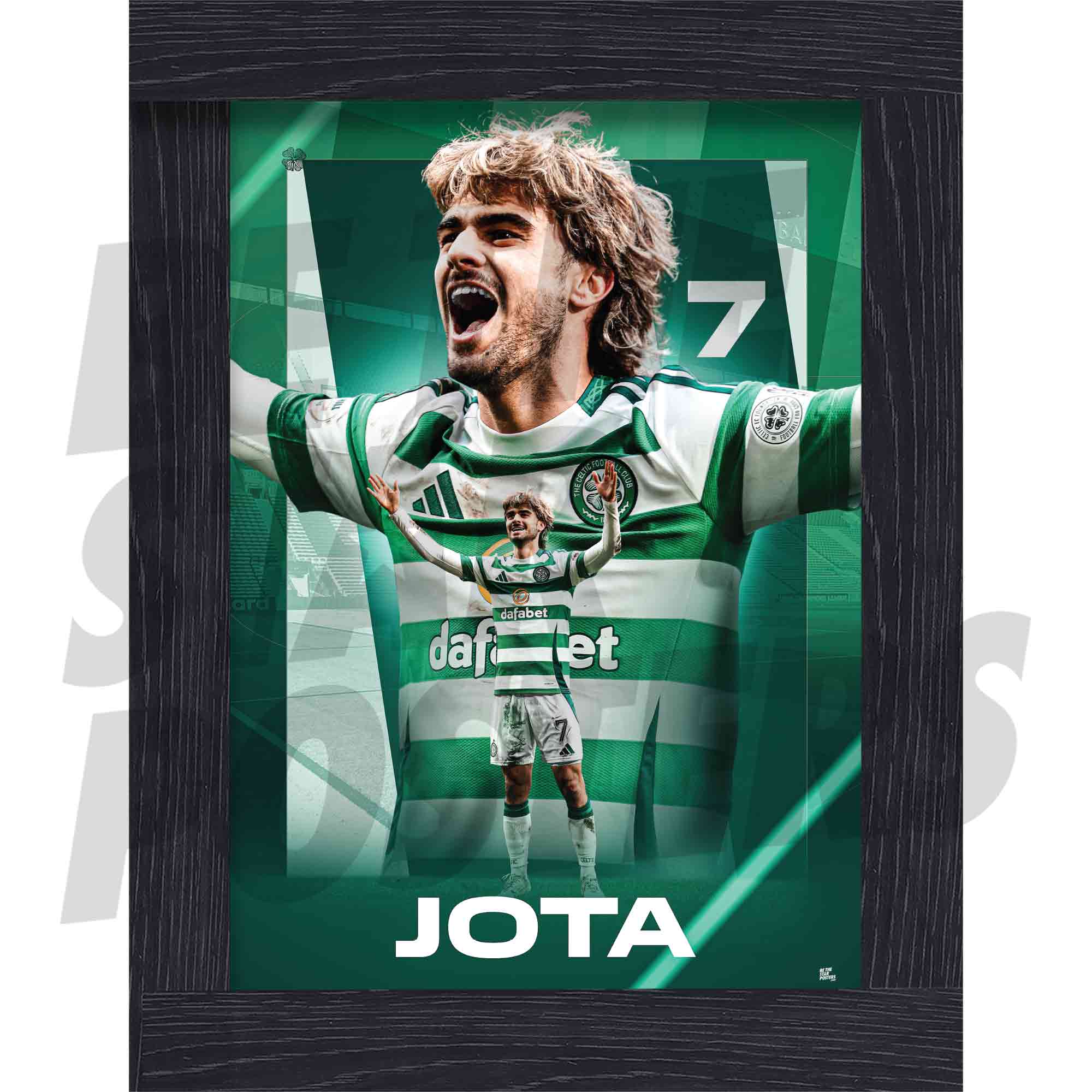 Celtic FC Jota 24/25 Action Poster