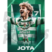 Celtic FC Jota 24/25 Action Poster
