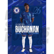Chelsea FC Buchanan 24/25 Headshot Poster