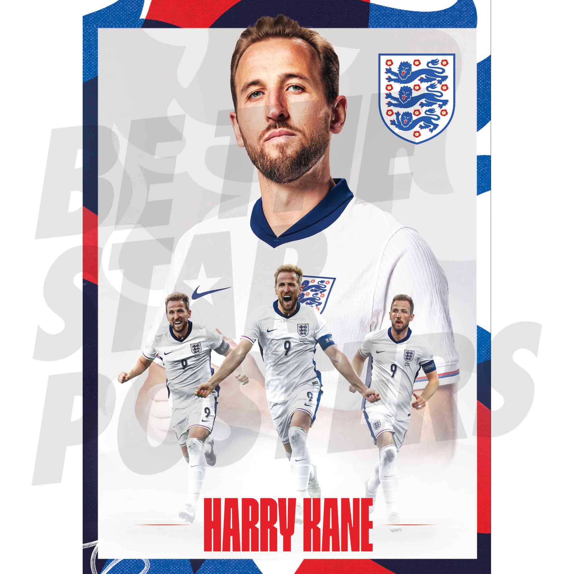 England Kane 24/25 Action Poster