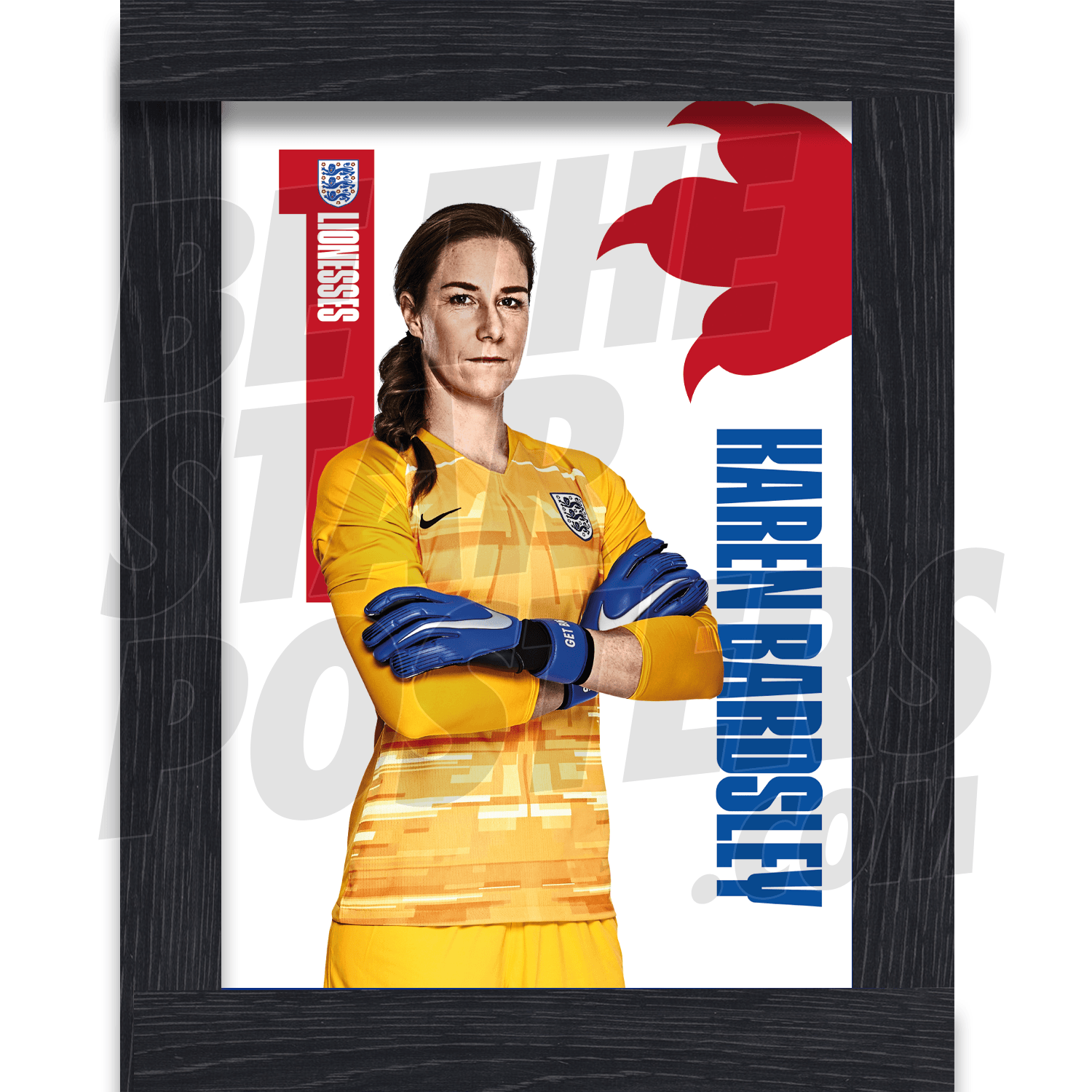 Lionesses Bardsley 19/20 Headshot Poster