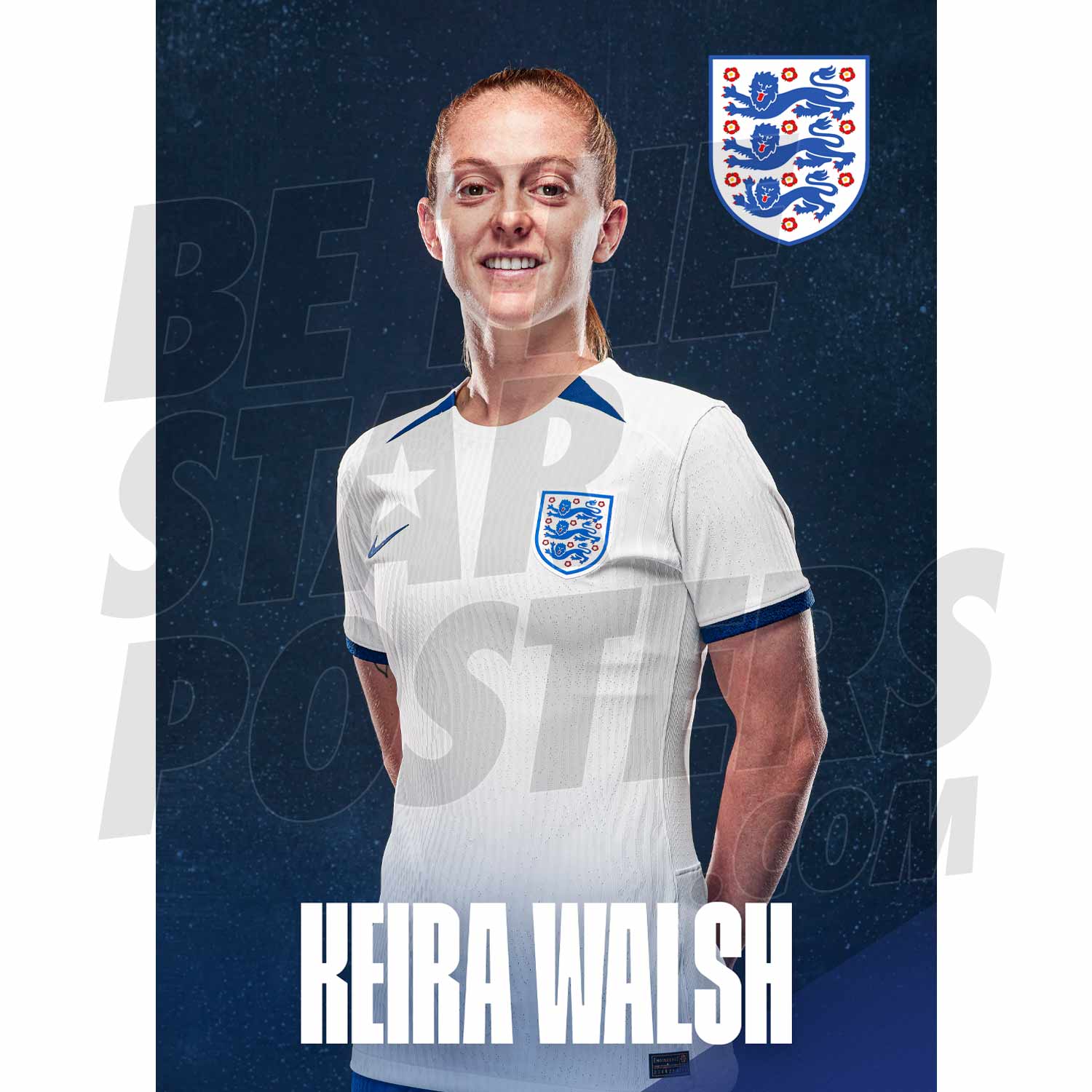 Lionesses Walsh 23/24 Home Headshot Poster