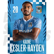 Coventry City FC Kaine Kesler-Hayden 25/26 Headshot Poster