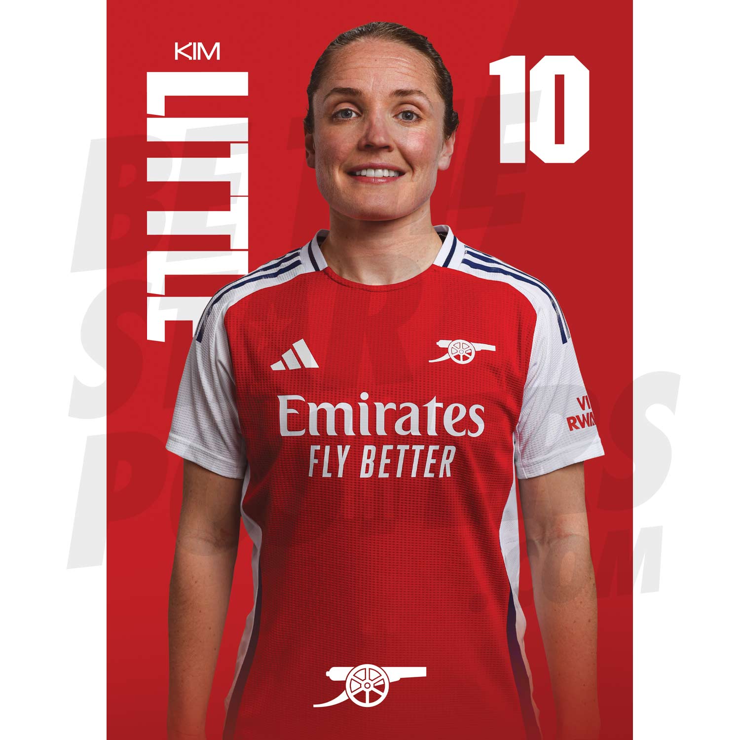 Arsenal FC Little 24/25 Headshot Poster
