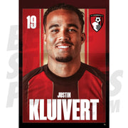 AFC Bournemouth Kluivert 24/25 Headshot Poster