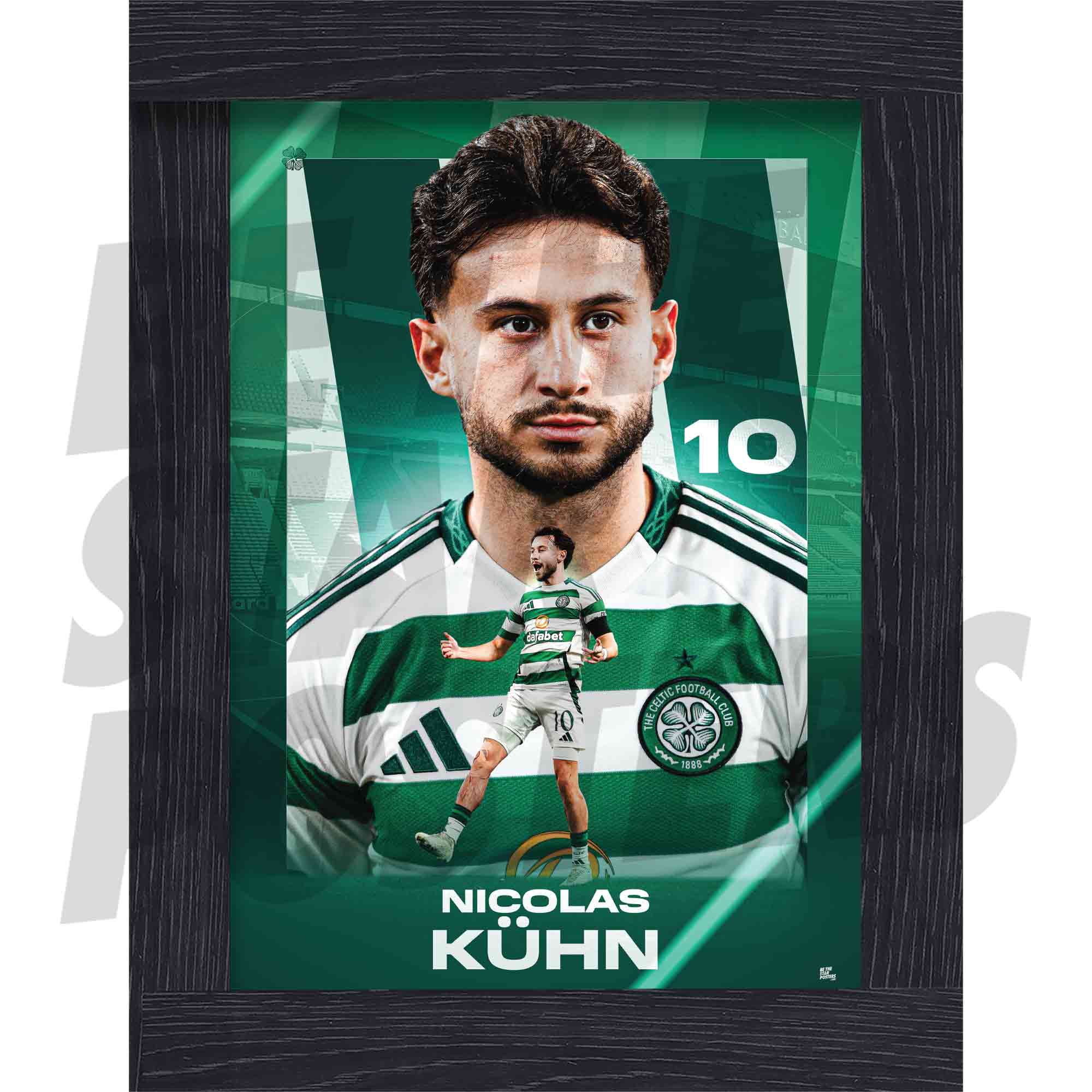 Celtic FC Kuhn 24/25 Action Poster
