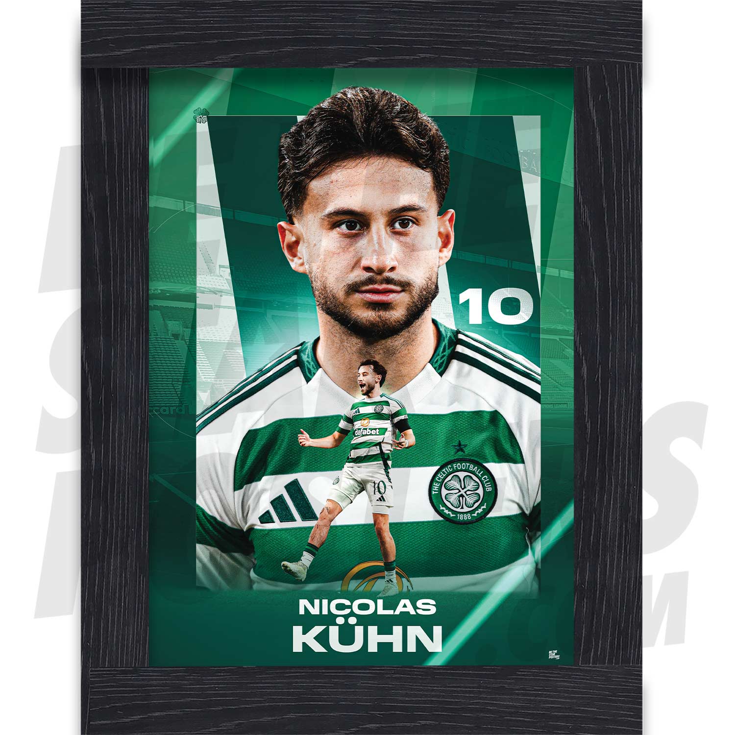 Celtic FC Kuhn 24/25 Action Poster