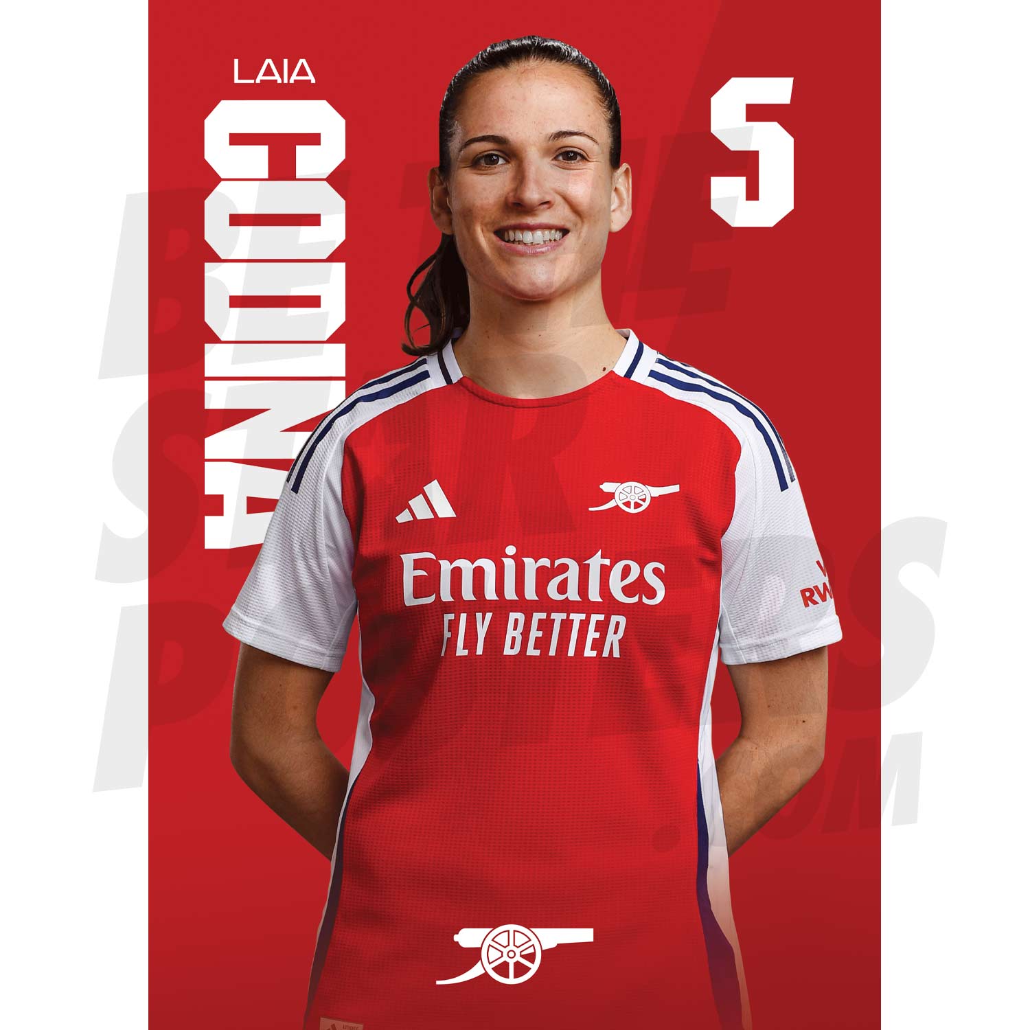 Arsenal FC Codina 24/25 Headshot Poster