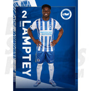 Brighton & Hove Albion FC Lamptey 24/25 Headshot Poster