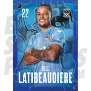 Coventry City FC Latibeaudiere 24/25 Headshot Poster