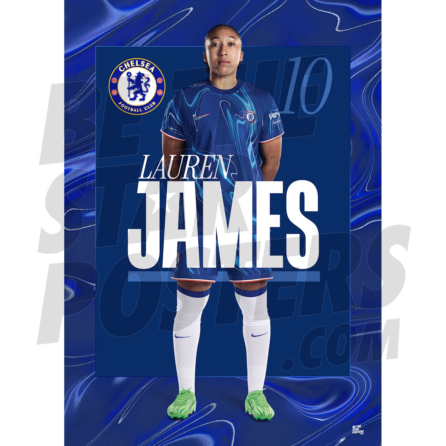 Chelsea FC Lauren James 24/25 Headshot Poster