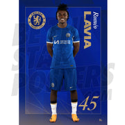 Chelsea FC Lavia 23/24 Headshot Poster