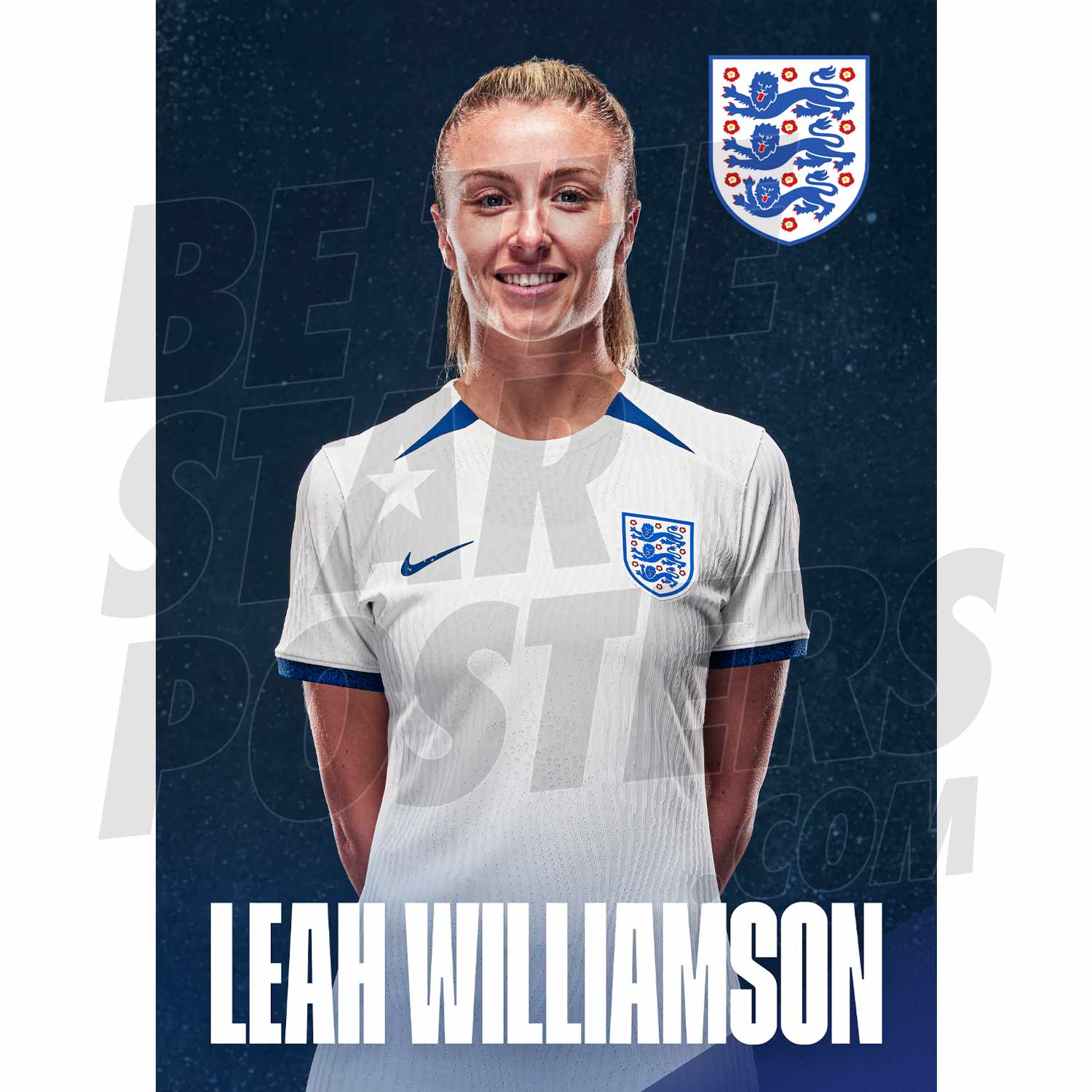 Lionesses Williamson 23/24 Home Headshot Poster