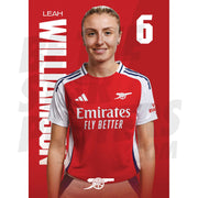 Arsenal FC Williamson 24/25 Headshot Poster