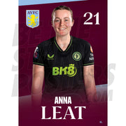 Aston Villa FC Anna Leat 23/24 Headshot Poster