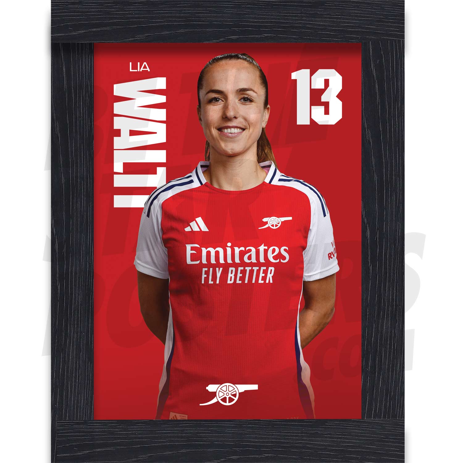 Arsenal FC Walti 24/25 Headshot Poster