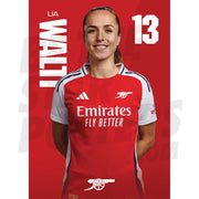 Arsenal FC Walti 24/25 Headshot Poster