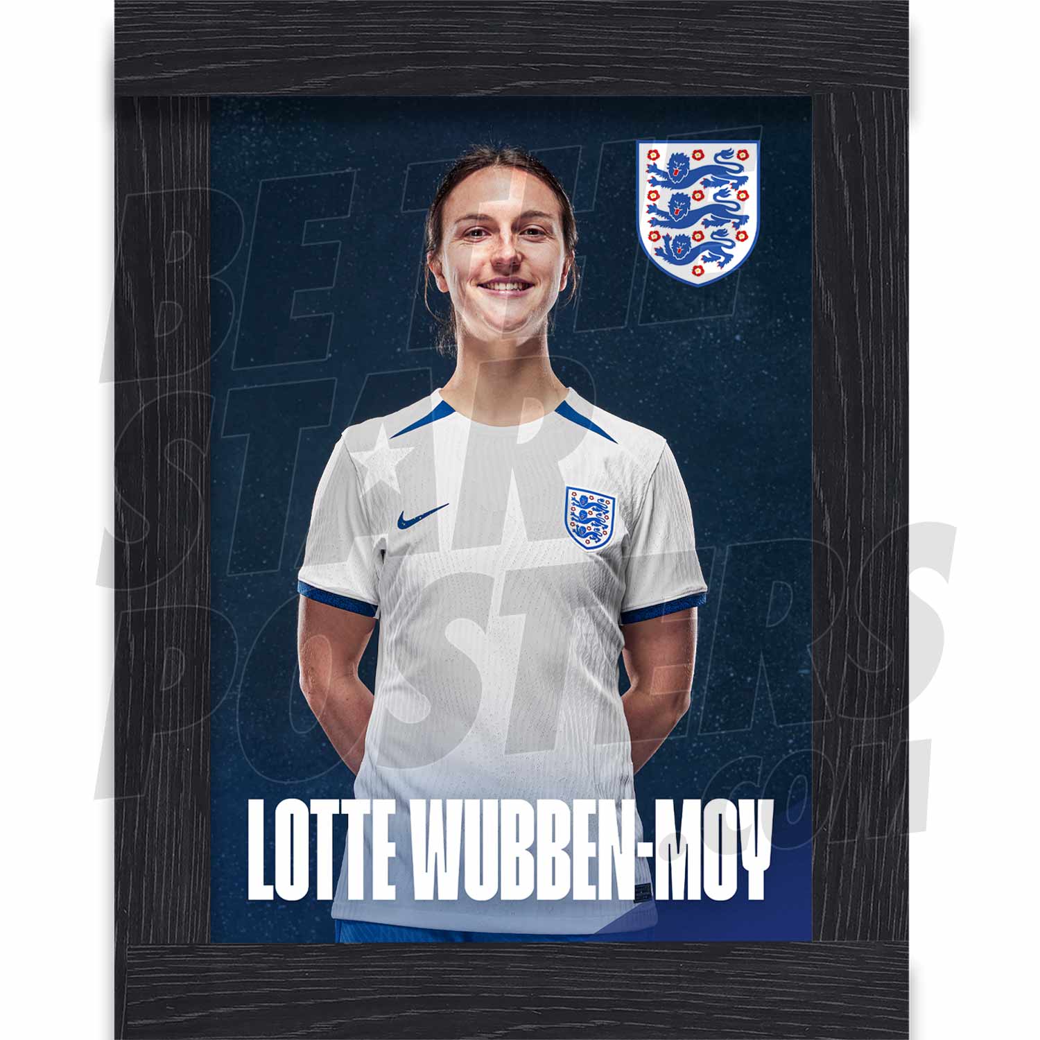Lionesses Wubben-Moy 23/24 Home Headshot Poster