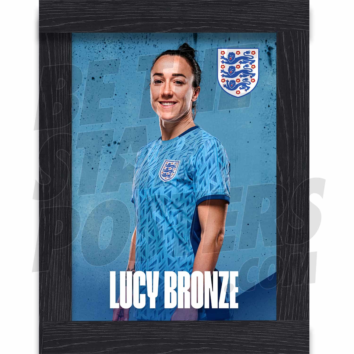 Lionesses Bronze 23/24 Away Headshot Poster